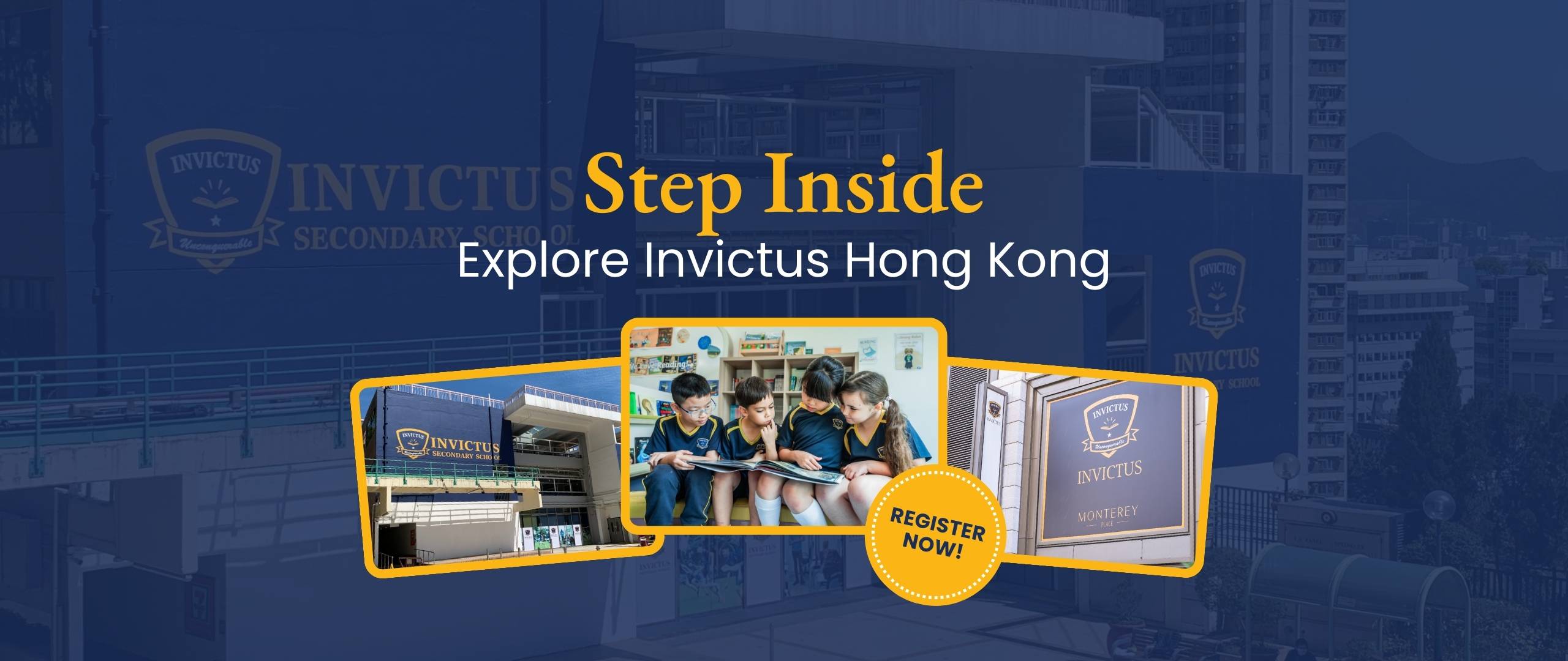 Poster for Invictus Hong Kong Campus Tour