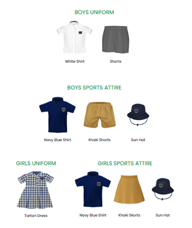 EYFS TO YEAR 2 School Uniforms