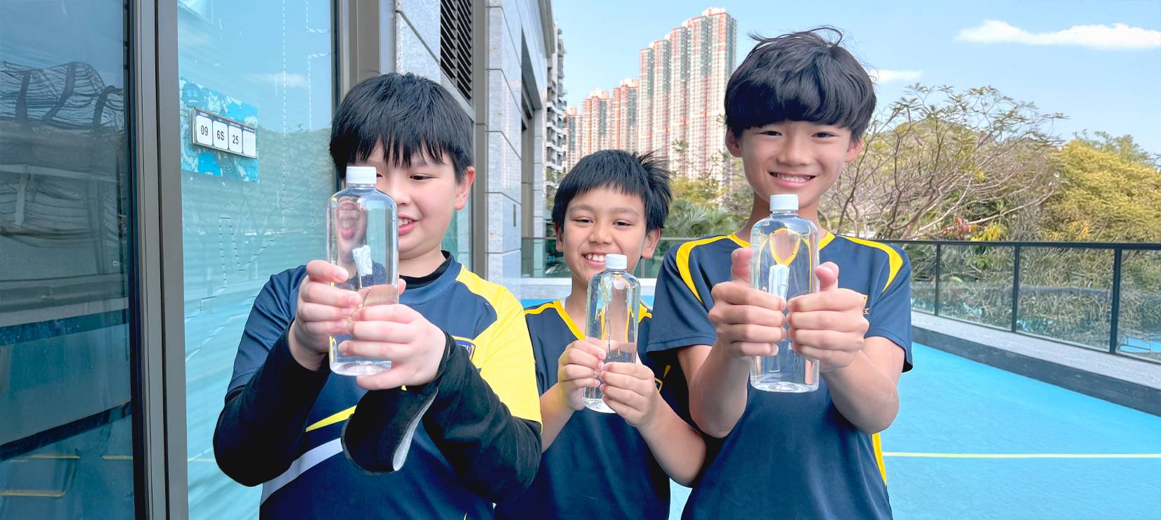 Tseung Kwan O Exterior Campus with Lush greenary