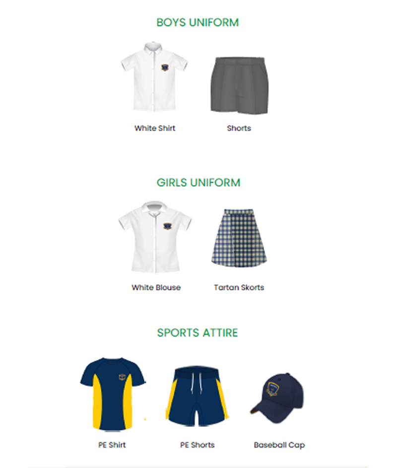 YEAR 3 TO YEAR 6 School Uniform