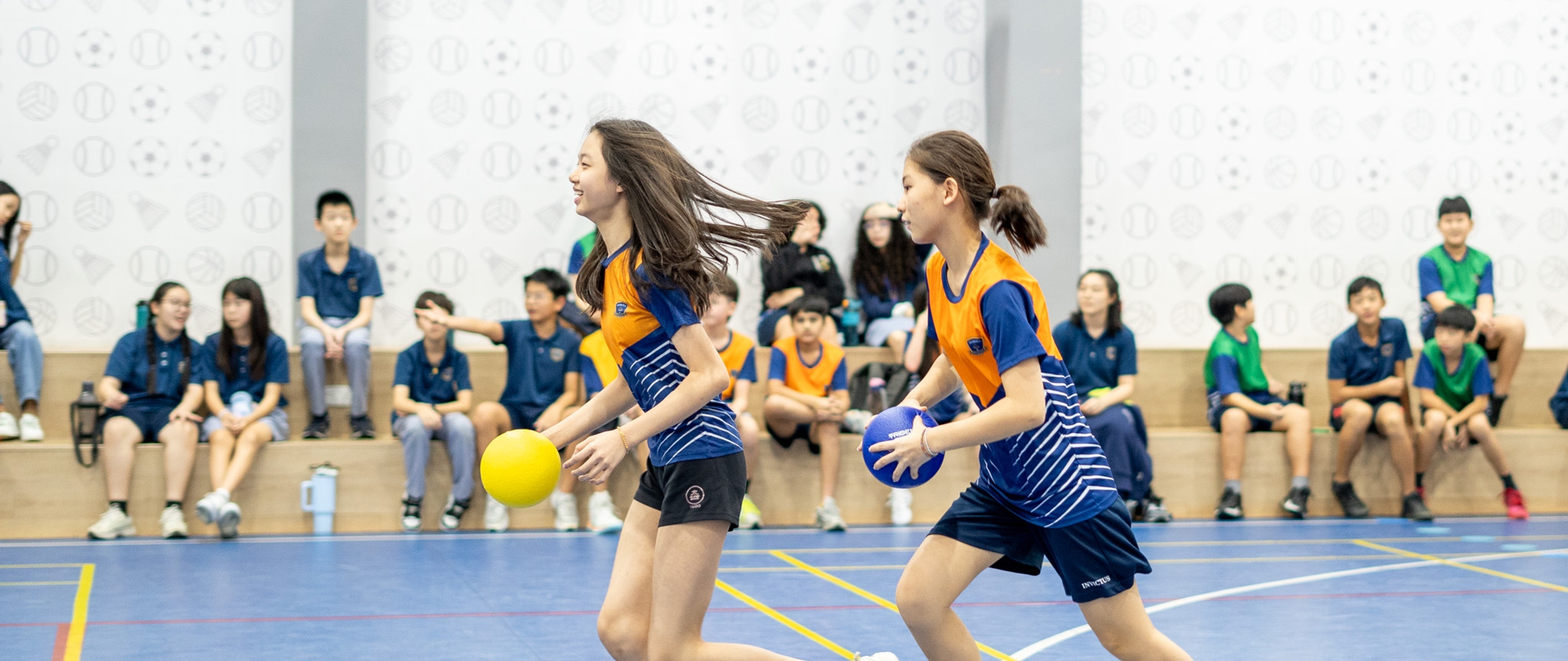 Woman basketball team training