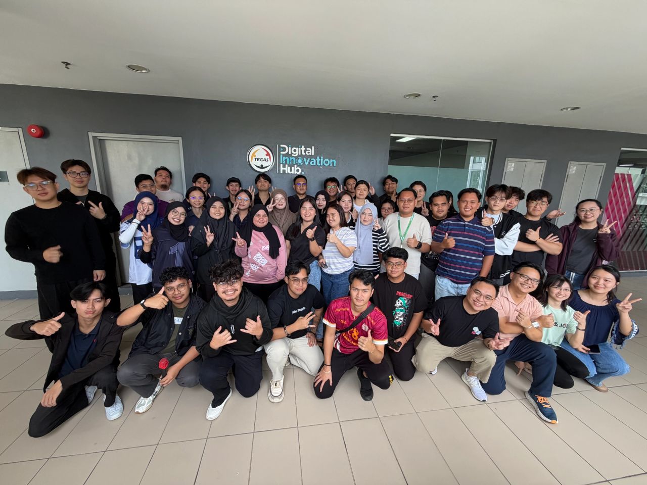 teams building at TEGAS Digital Village