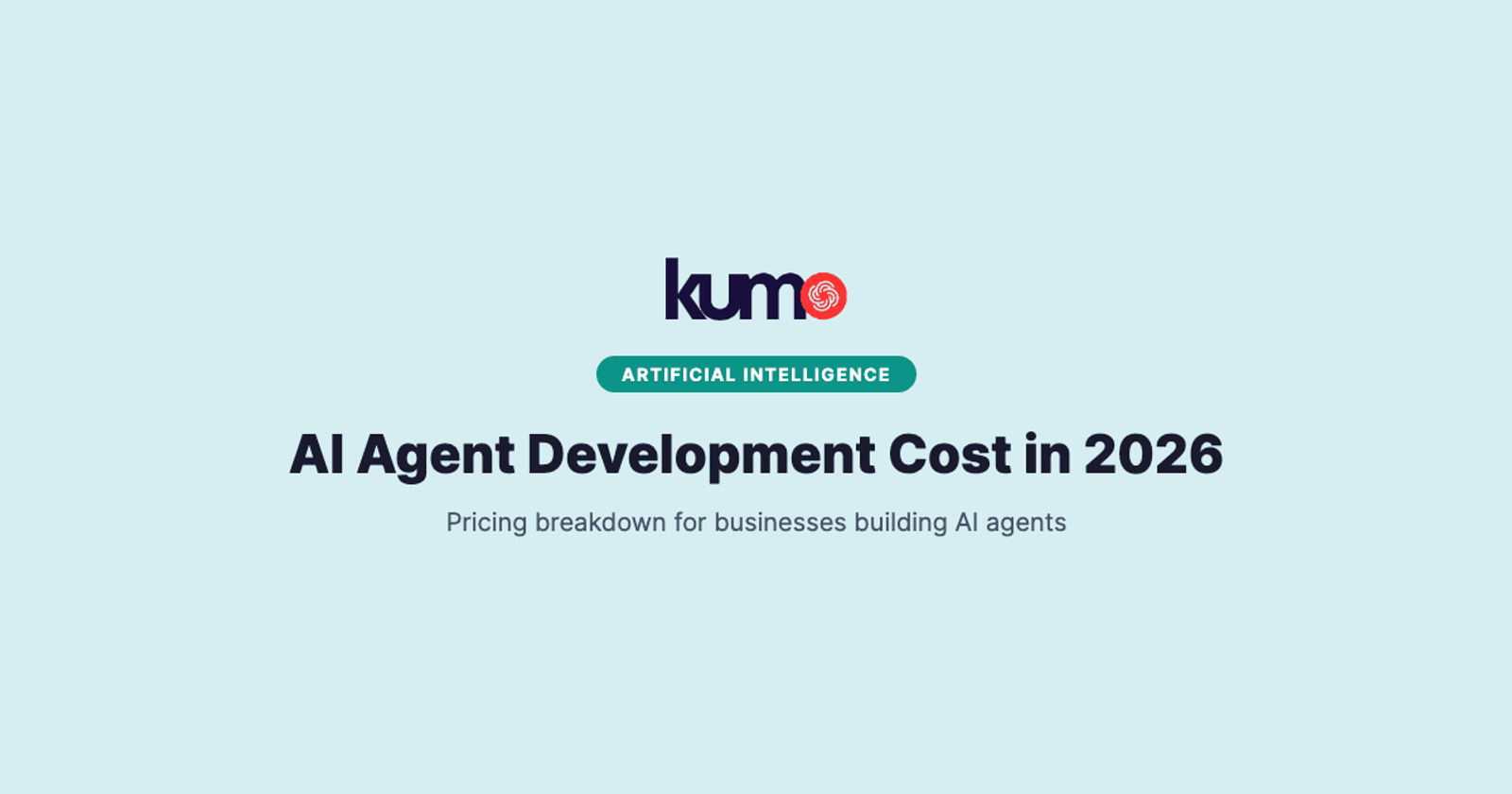 Cost to Build an AI Agent