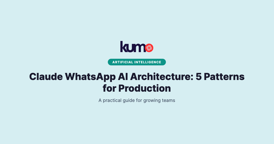 Claude WhatsApp AI Architecture: 5 Patterns for Production blog banner