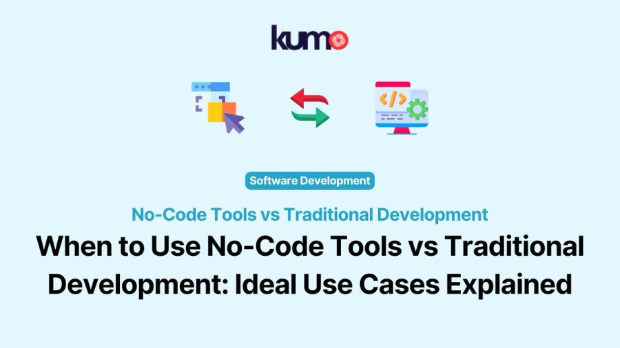 no-code vs traditional development