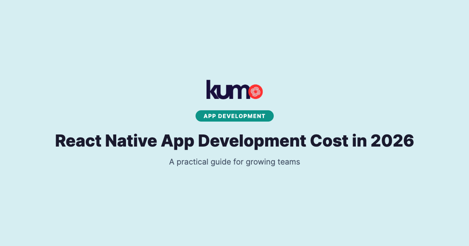 React Native App Development Cost in 2026 blog banner