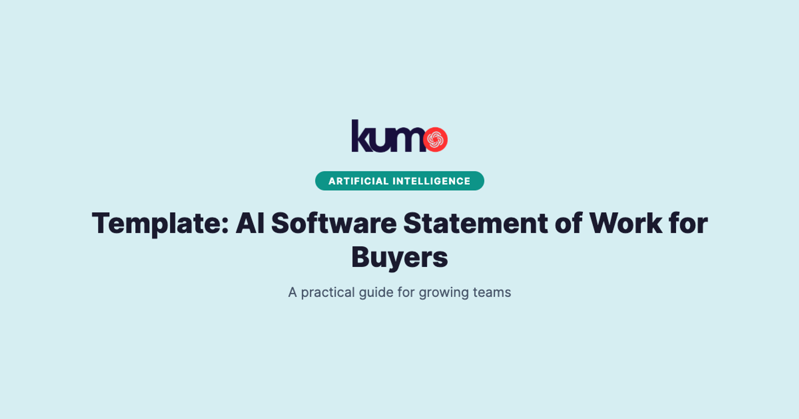 Template: AI Software Statement of Work for Buyers blog banner