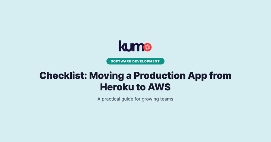 Checklist: Moving a Production App from Heroku to AWS blog banner