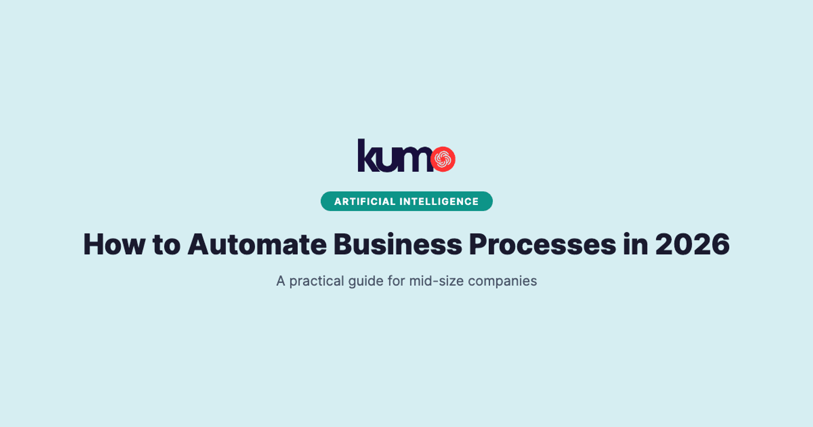 How to Automate Business Processes in 2026: A Practical Guide