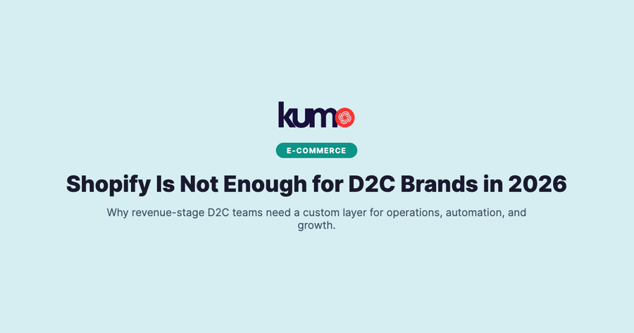 Shopify Is Not Enough for D2C Brands in 2026