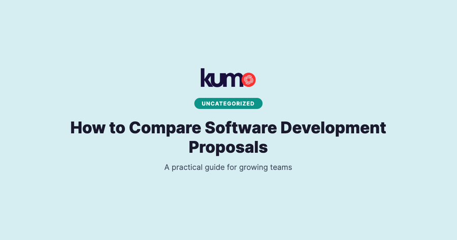 How to Compare Software Development Proposals blog banner