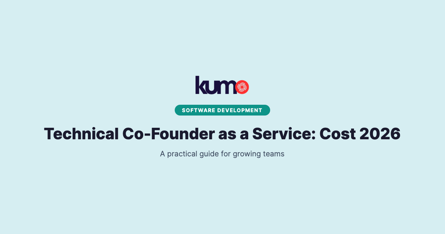 Technical Co-Founder as a Service: Cost 2026 blog banner