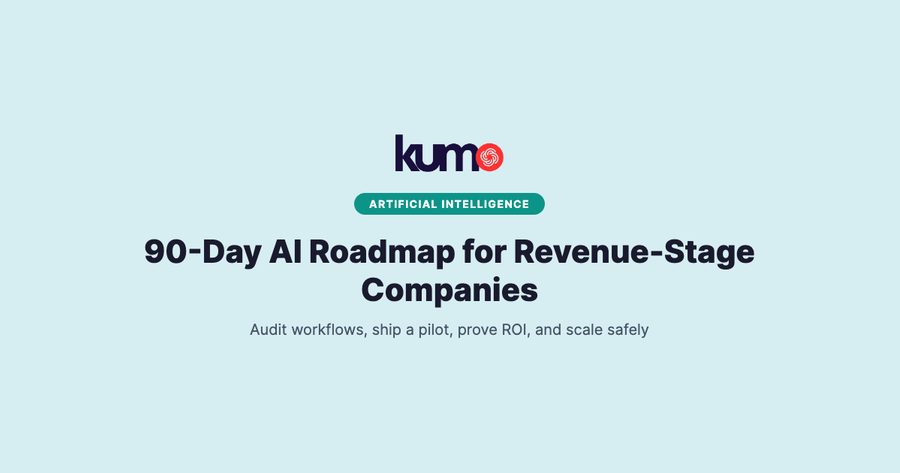 90-Day AI Roadmap for Revenue-Stage Companies