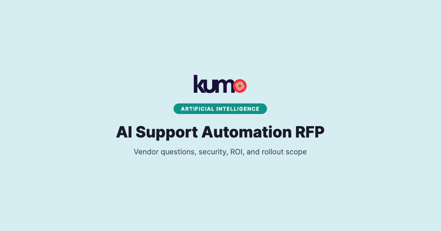 AI Customer Support Automation RFP Template for B2B SaaS Teams in 2026