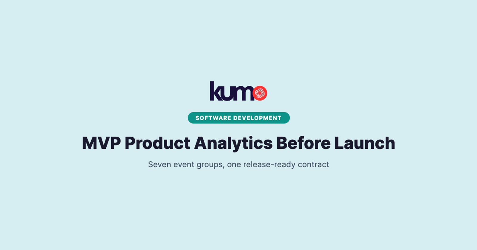 MVP Product Analytics Before Launch