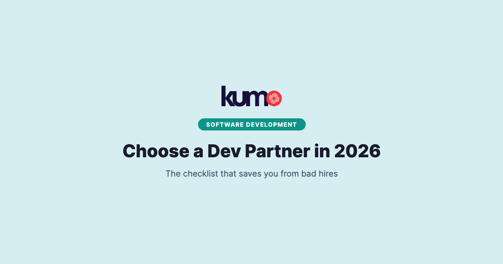 How to Choose a Software Development Partner in 2026 (Checklist)