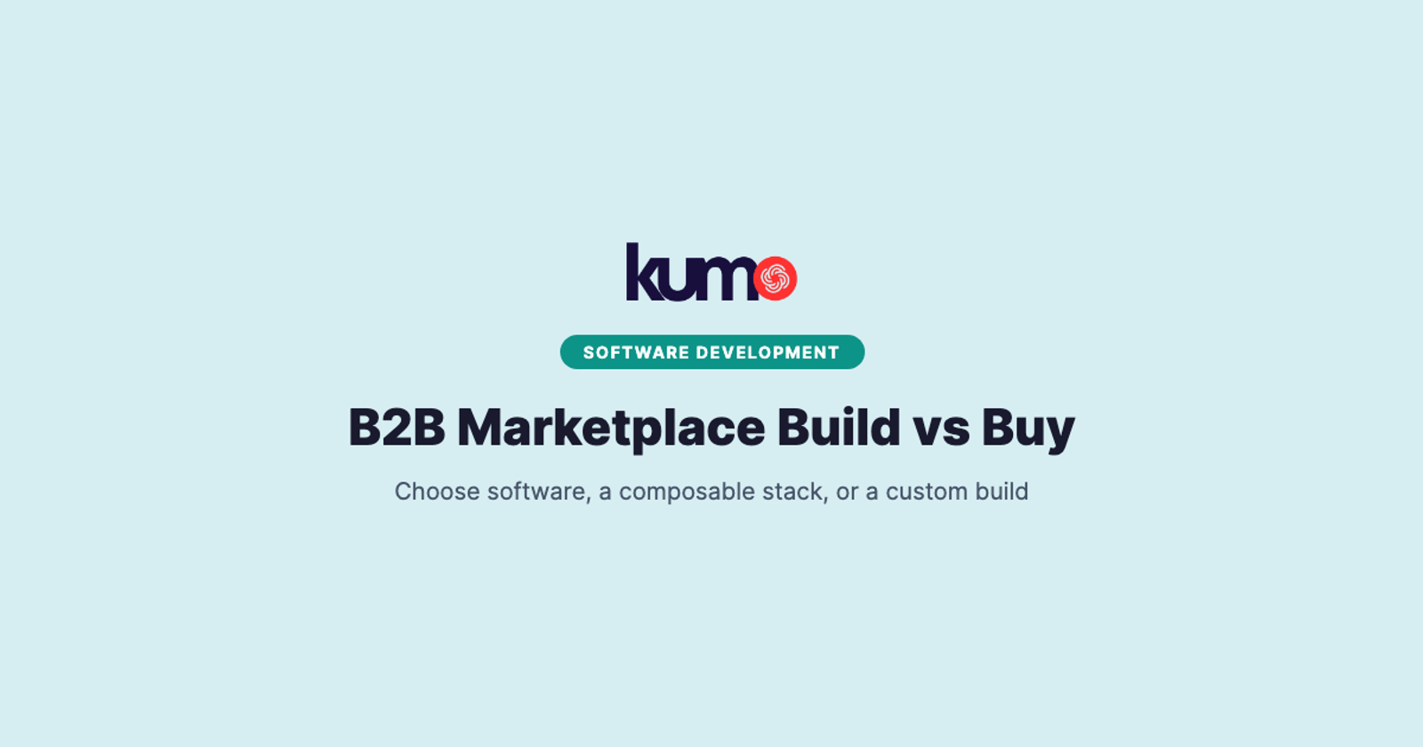 B2B Marketplace Build vs Buy: 2026 Guide for SMBs