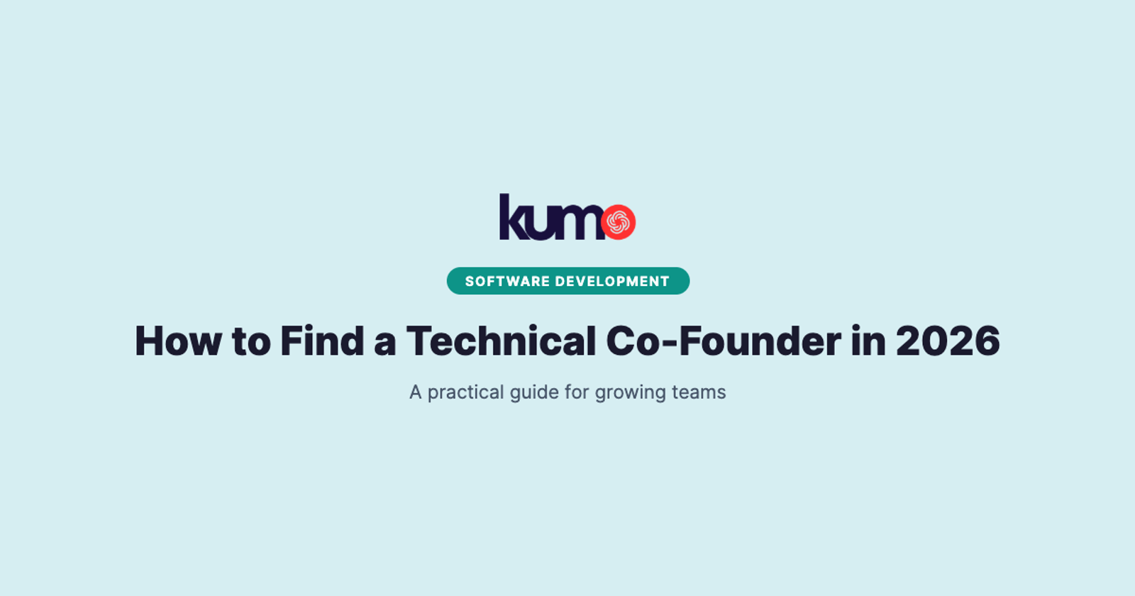 How to Find a Technical Co-Founder in 2026 blog banner