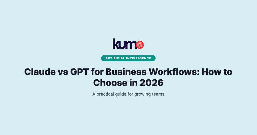 Claude vs GPT for Business Workflows: How to Choose in 2026 blog banner