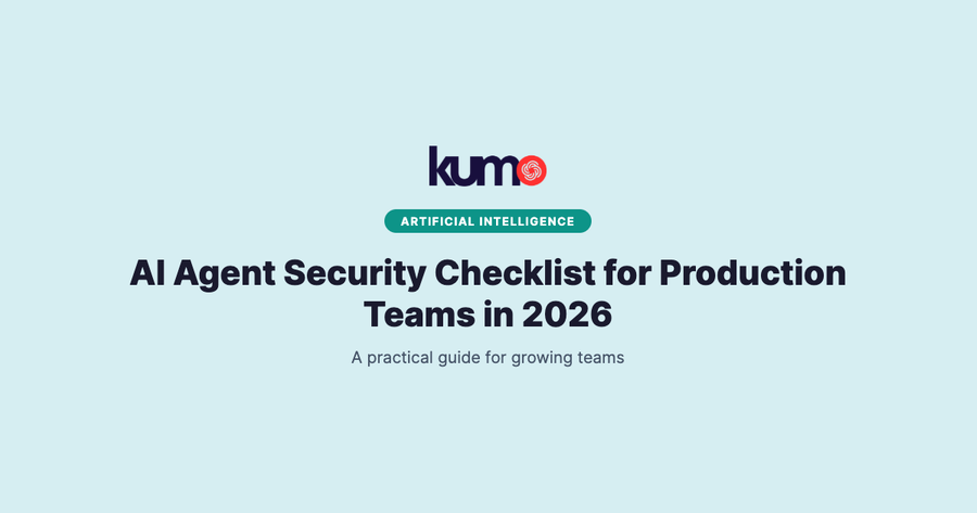 AI Agent Security Checklist for Production Teams in 2026 blog banner