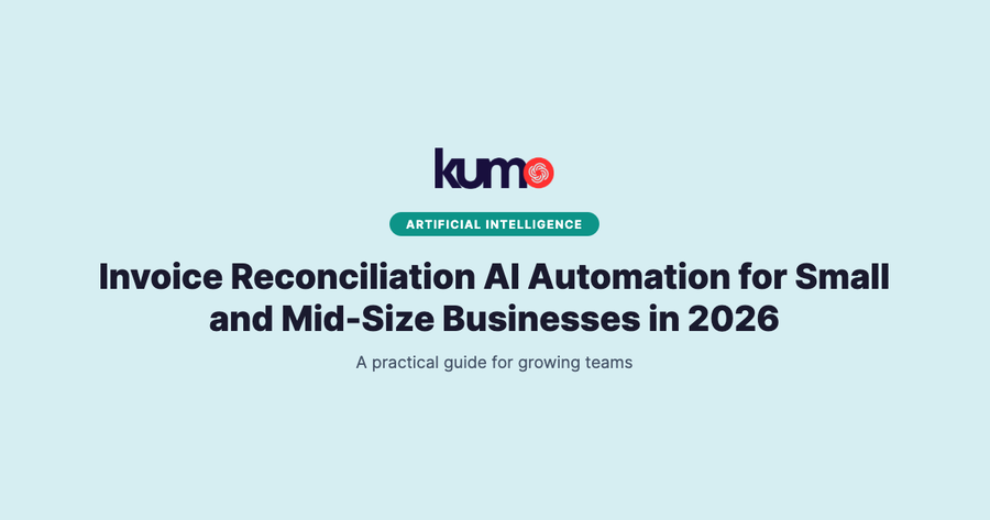 Invoice Reconciliation AI Automation for Small and Mid-Size Businesses in 2026 blog banner