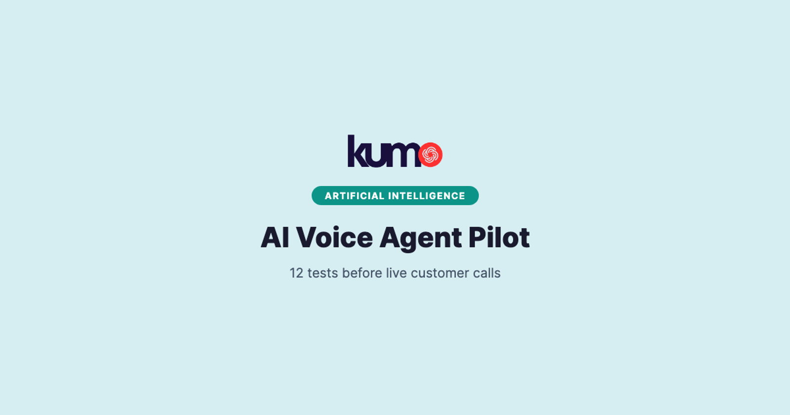 AI voice agent pilot checklist with 12 tests before live customer calls
