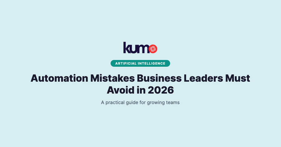 Automation Mistakes Business Leaders Must Avoid in 2026 blog banner