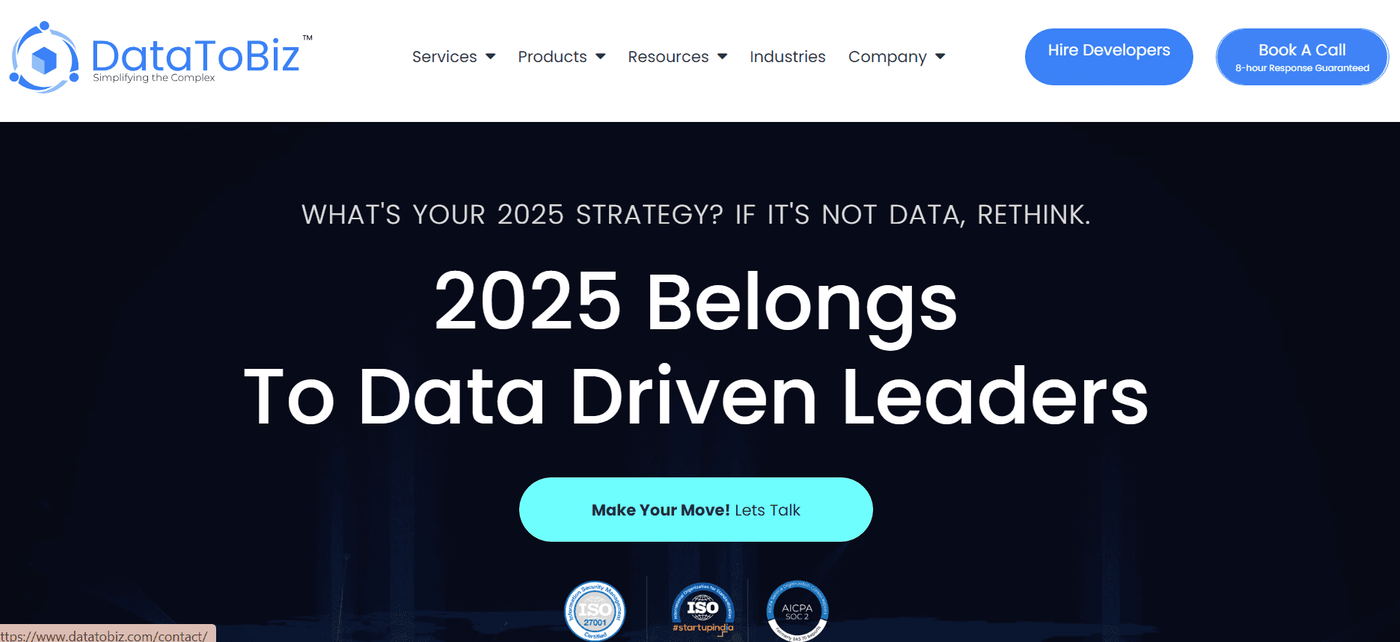 DataToBiz - Data-Driven AI Web Development