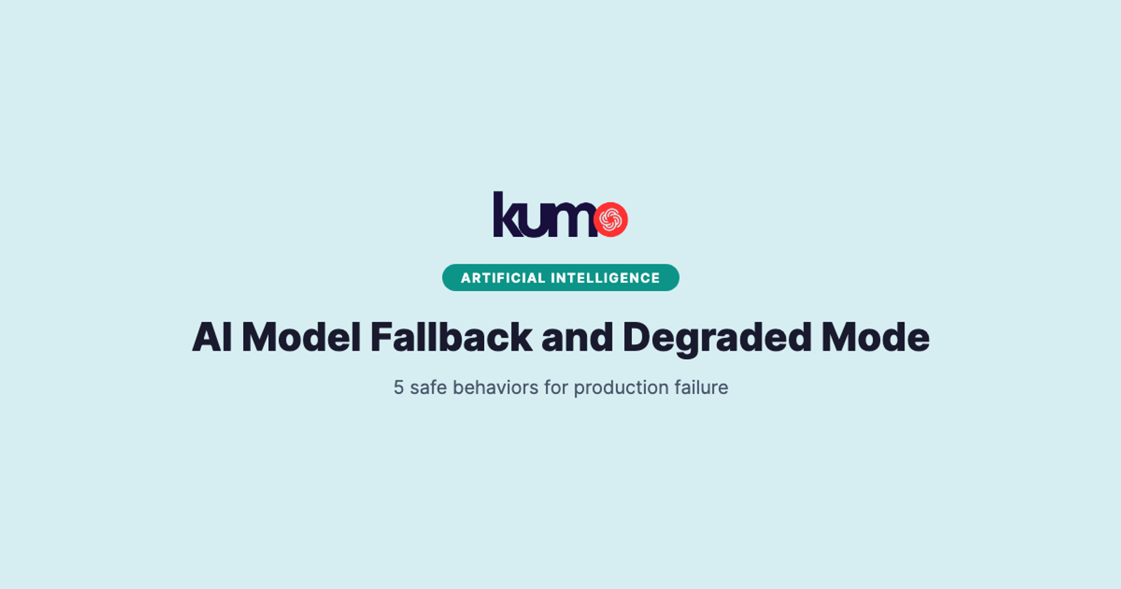 AI Model Fallback and Degraded Mode for Production Workflows blog banner