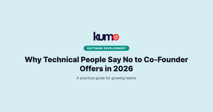 Why Technical People Say No to Co-Founder Offers in 2026 blog banner