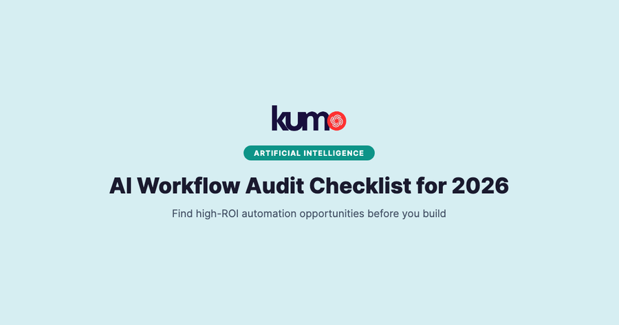 AI Workflow Audit Checklist for Revenue-Stage Companies in 2026
