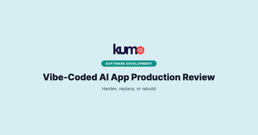 Vibe-Coded AI App Production Readiness Review blog banner