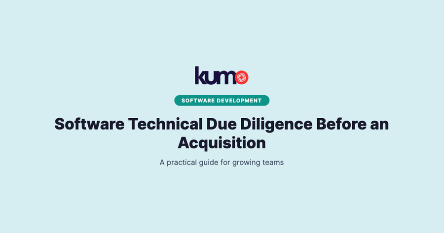 Software Technical Due Diligence Before an Acquisition blog banner