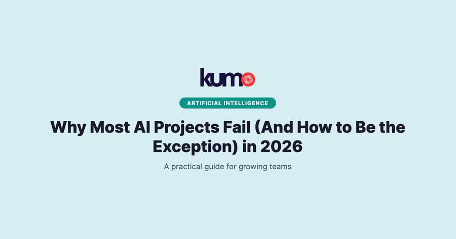 Why Most AI Projects Fail (And How to Be the Exception) in 2026 blog banner