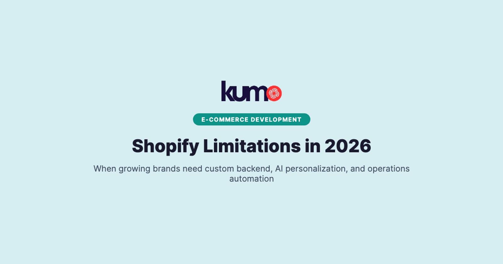 Shopify Limitations in 2026