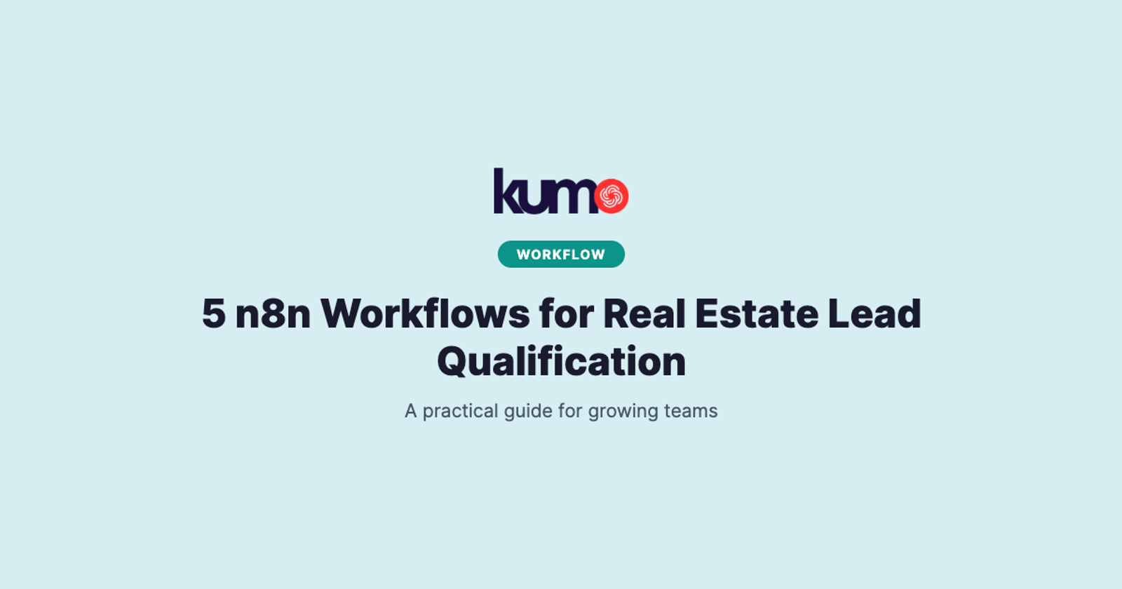 5 n8n Workflows for Real Estate Lead Qualification blog banner
