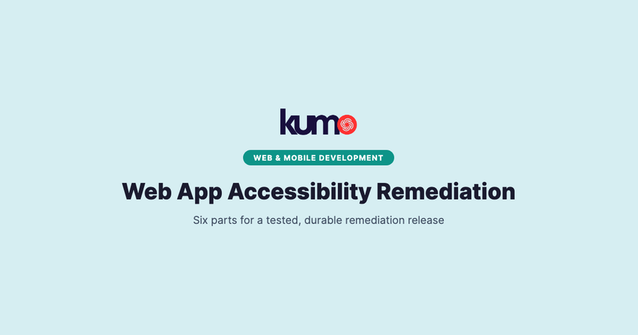 Web App Accessibility Remediation Roadmap for 2026