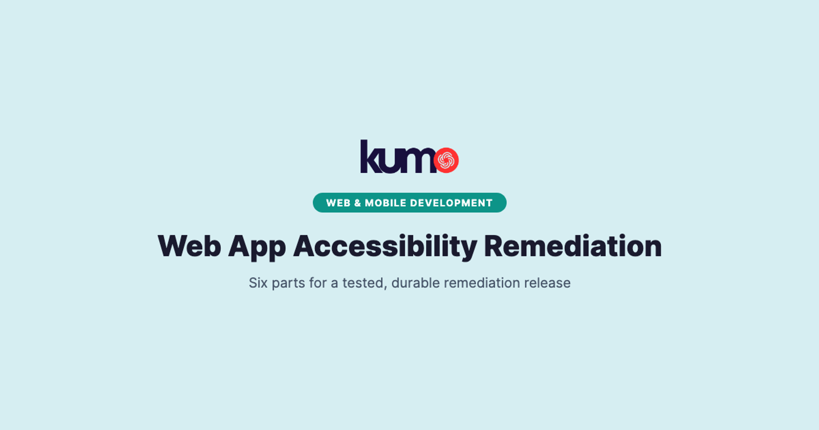 Web App Accessibility Remediation Roadmap for 2026