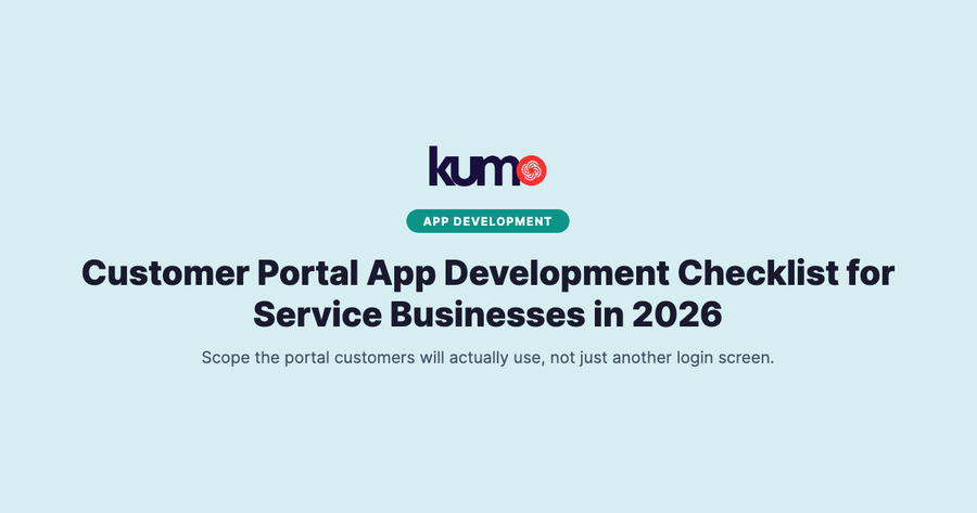 Customer Portal App Development Checklist for Service Businesses in 2026