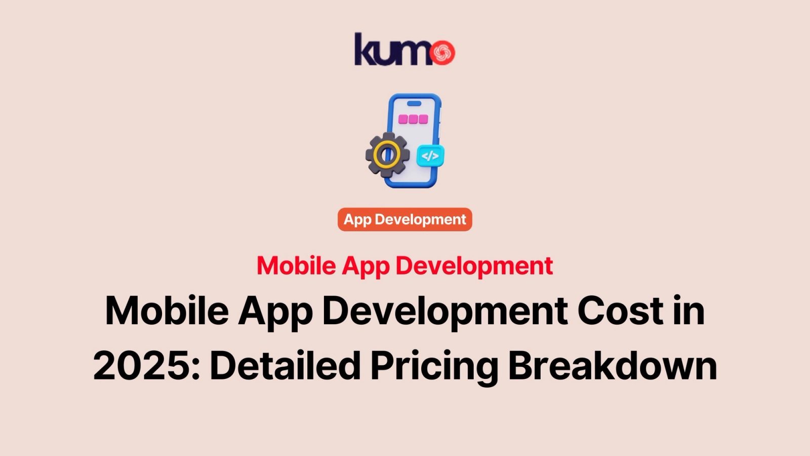 Mobile App Development Cost