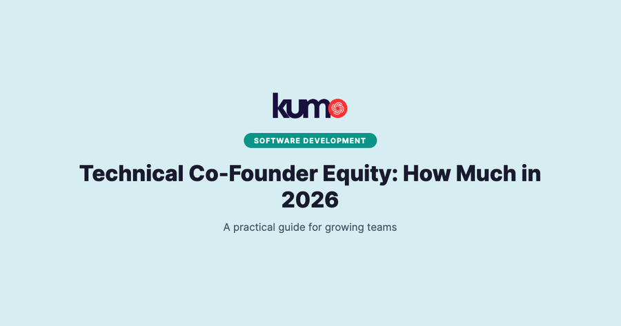 Technical Co-Founder Equity: How Much in 2026 blog banner