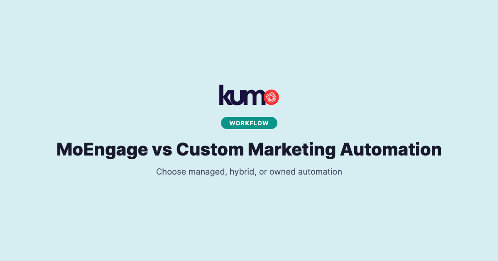 MoEngage versus custom marketing automation decision guide for growing businesses