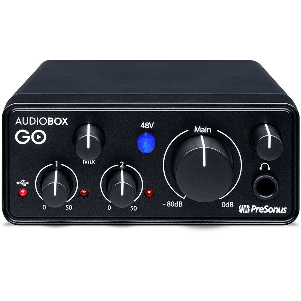 PreSonus AudioBox GO Creator Bundle w/ Interface, Headphones