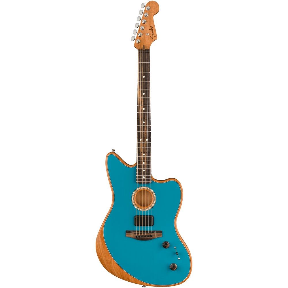 Fender American Acoustasonic Jazzmaster Ebony Fingerboard (Ocean