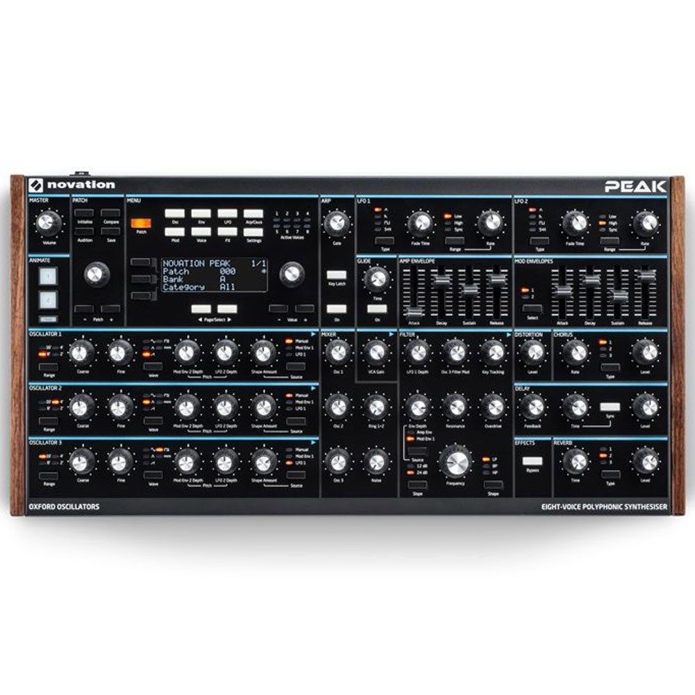 Novation Peak Eight-voice Polyphonic Digital Analogue Hybrid 