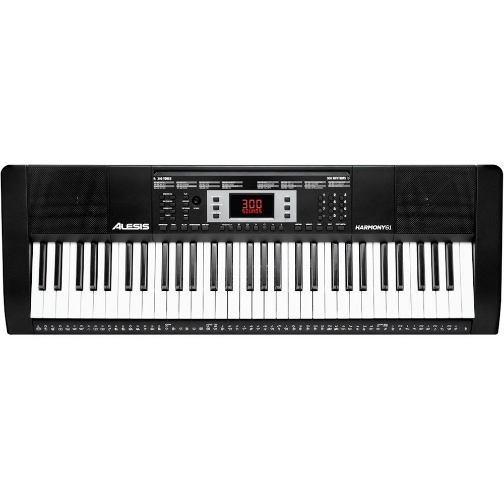 Alesis Harmony 61 MK3 61-Key Portable Keyboard w/ Bench Stand and