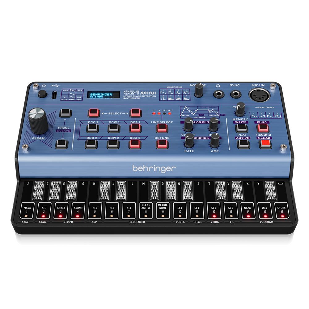 Behringer CZ-1 Mini 3-Voice Hybrid Phase Distortion Synthesizer