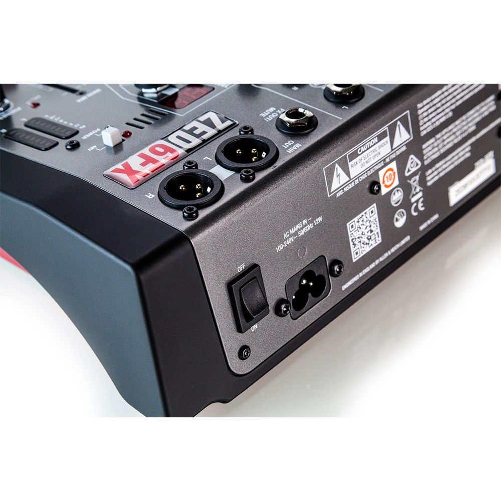 Allen & Heath ZED-6FX Compact 6-Input Analogue Mixer w/ FX