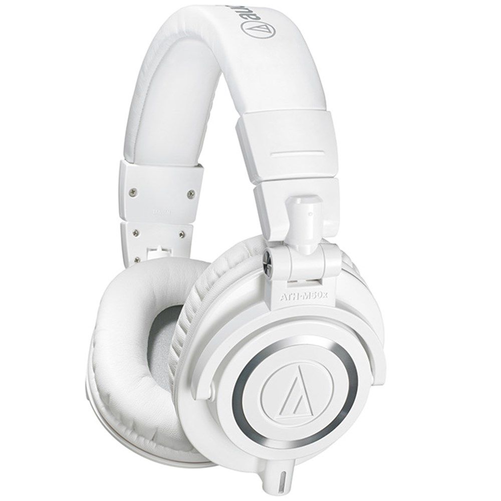 Audio Technica ATH M50x Studio Headphones (White) - Main Image