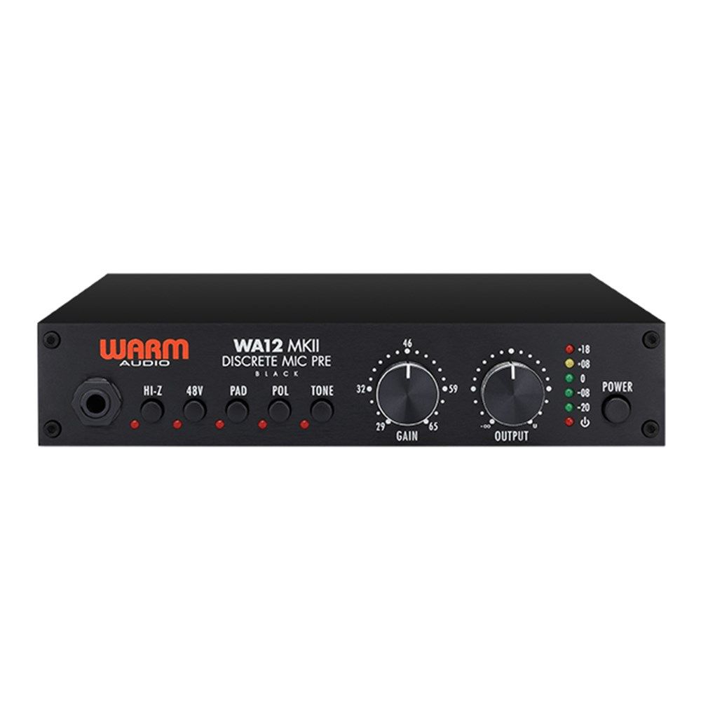Warm Audio WA12 MKII Discrete Mic Pre (Black)